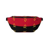 FashionableAngola Flag - Riñonera para correr, ligera y cómoda, adecuada para viajes, compras, ciclismo y fitness