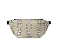 FashionableCute Little Bunny - Riñonera para correr, ligera y cómoda, adecuada para viajes, compras, ciclismo y fitness