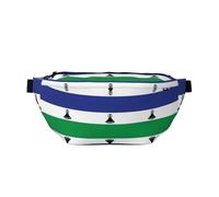 FashionableFlag of Lesotho - Riñonera para correr, ligera y cómoda, adecuada para viajes, compras, ciclismo y fitness