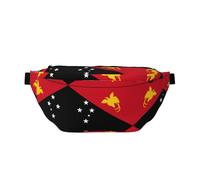 FashionableFlag of Papua New Guinea - Riñonera para correr, ligera y cómoda, adecuada para viajes, compras, ciclismo y fitness