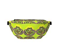 FashionableFrog in a Pond - Riñonera para correr, ligera y cómoda, adecuada para viajes, compras, ciclismo y fitness