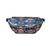 FashionableMt. Fuji - Riñonera para correr a principios de primavera, ligera y cómoda, adecuada para viajes, compras, ciclismo y fitness