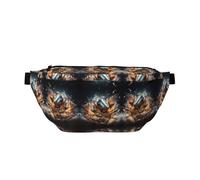 FashionableRugby on Fire - Riñonera para correr, ligera y cómoda, adecuada para viajes, compras, ciclismo y fitness