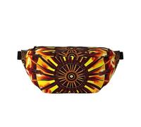 FashionableTurning The Flame - Riñonera para correr, ligera y cómoda, adecuada para viajes, compras, ciclismo y fitness