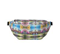 FashionableUnicorn Fairy Tale - Riñonera para correr, ligera y cómoda, adecuada para viajes, compras, ciclismo y fitness