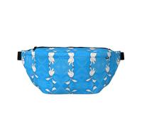 FashionableWhite Goose House - Riñonera para correr, ligera y cómoda, adecuada para viajes, compras, ciclismo y fitness