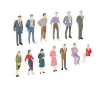 FashionCha 1:50 Arquitectura Modelo Ferrocarril Pequeño Sentado/de Pie