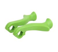 FashionCha 2 Piezas Acoples de Manillar Puños de Bicicleta Equipo de Ciclismo Piezas de Nailon Antideslizantes Que Absorben Golpes Adecuado para Ciclismo de, Verde