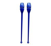 FashionCha 2 Piezas Clubes de Gimnasia Rítmica Bastones para Entrenamiento Palos de Danza Portátiles Accesorios de Competición Fabricados en PP Cómodos, Violeta