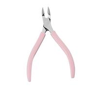 FashionCha Alicate de Cutículas Pinza Cortadora de Uñas Recortador para Manicura Pedicura Acero Inoxidable Mango de Silicona Antideslizante Adecuado para Hogar