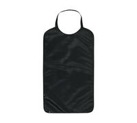 FashionCha Babero Reutilizable para Adultos, Diseño de Tela, Apto para Lavado en Máquina, Ideal para Personas Mayores, Negro