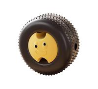 FashionCha Bola Dispensadora de para Perros Juguete Interactivo para Masticar Alimentador Antiestrés de Silicona Adecuado para Entrenamiento Estimu, Llantas