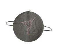 FashionCha Bolsa para Falda Tutú de Ballet con Correa Y Asa Funda Redonda para Almacenaje de Vestidos Y Disfraces Material Resistente Poliéster Adecuada para Eve, Gris, 108cm