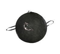 FashionCha Bolsa para Falda Tutú de Ballet con Correa Y Asa Funda Redonda para Almacenaje de Vestidos Y Disfraces Material Resistente Poliéster Adecuada para Eve, Negro, 108cm