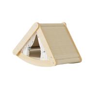 FashionCha Cat Scratcher House Space Saving Scratching Board para Un Amigo Jugando