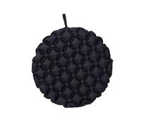 FashionCha Cojín Inflable para Asiento, Plegable, para Oficina Deportivos, Negro