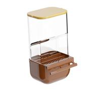 FashionCha Comedero para Pájaros Contenedor de Comida Alimentador Colgante Dispensador para Periquitos Cuenco Que Cáscaras del Alimento Adecuado para Can, CafÉ