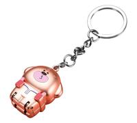 FashionCha Cortaúñas Plegable Recortador de Uñas con Función de Llavero Alicate de Uñas con Diseño Adorable Herramienta Compacta de Metal Adecuado para Llevar en, Rosa