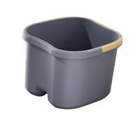 FashionCha Cubo de Baño para Pies Bañera de Pedicura de Masaje Lavabo de Gran Capacidad con Fondo Antideslizante para Estabilidad Adecuado para Spa en Casa, Azul