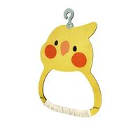 FashionCha Juguete de Columpio para pájaros Piárdate Soporte Decorativo Accesorio Colgante masticable, Cuerda Blanca