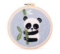 FashionCha Kit Bordado Punch Stitch Cartoon, style to 1