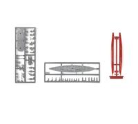 FashionCha Modelo de Buque Portaaviones para Montar Kit de Construcción Barco de Puzzle Ensamblaje Manual Material PP Función Didáctica Adecuado para, Tibbits