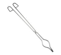 FashionCha Pinzas para, soporte para fundición de grafito, pinzas de acero inoxidable para horno, herramienta para trabajar metales y fundir joyas, 49.5 Cm