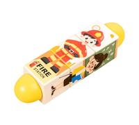 FashionCha Rotating Block Juguete Cognitivo de Madera para Estimular Coordinación Mano-Ojo Y Juego Independiente Adecuado para Regalo Decoración Infantil Activid, Profesión