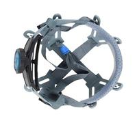 FashionCha Suspensión de Repuesto para Casco Reemplazo de Arnés Inserto para Gorra Antigolpes Forro Interior Accesorio Protector Desmontable de Fácil Montaje Pa, Perilla Gris de 8 Puntas