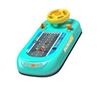 FashionCha Volante de Juguete Juego Educativo Simulación de Viaje con Sonidos Realistas para Enseñar Vial Y Motricidad Adecuado para Niños Y Niñas 43cm, Verde