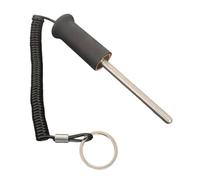 FashionCha Weight Stack Pin Pieza de Repuesto para Máquina de Ejercicio con Cuerda Y Anillo Material Metálico Alta Resistencia Instalación Sencilla Adecuado para, 8x80 Milímetros