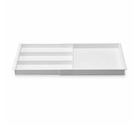 Fashiondezhao Organizador Cajón Expandible Plástico, Base Antislizan, Inserto para Cubiertos, Distribución Espacios, Para Hogares, color to 1, style to 1
