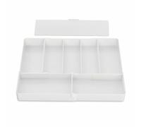 Fashiondezhao Organizador Cajón Expandible Plástico, Base Antislizan, Inserto para Cubiertos, Distribución Espacios, Para Hogares, color to 3, style to 3