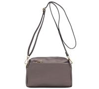 FashionPuzzle Bolso cruzado pequeño con triple cremallera, Talla única