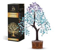Fashionzaadi - Árbol de la Vida con Cristales de Turquesa y Amatista, Regalos de Chakra, decoración Espiritual, decoración Sagitario, Feng Shui