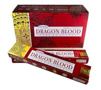 Fashnkart Dragon Blood - Varillas de incienso Deepika Masala Aggarbatti para inauguración de la casa, templo Pooja, meditación y yoga, enrolladas a mano, paquete de 3