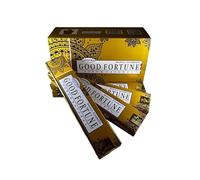 Fashnkart Good Fortune - Varillas de incienso Deepika Masala Aggarbatti para inauguración de la casa, templo Pooja, meditación y yoga, enrolladas a mano, paquete de 3