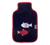 fashy 67380 54 - Bolsa de agua caliente (2,0 L, con funda de fieltro)