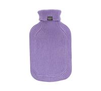 fashy ® Bolsa de agua caliente 2L con funda de punto de cuello alto en azul real