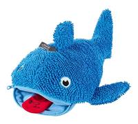 Fashy Ballena "Waldemar", peluche con botella de agua caliente de 0,8 l. La boca con cremallera es un escondite secreto para pequeños tesoros