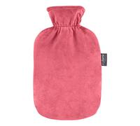 fashy ® Bolsa de agua caliente 2L con funda polar en rosa
