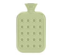 Fashy Bolsa de agua caliente con diseño de panal, 1,2 L, color verde