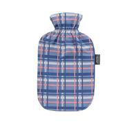 Fashy Bolsa de agua caliente con funda de diseño de cuadros (2,0 L)