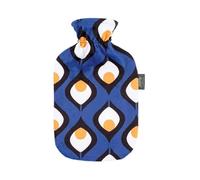 Fashy Bolsa de agua caliente con funda de flojel, 2 l, color azul
