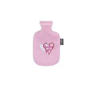 Fashy Bolsa de agua caliente con funda de forro polar, 0,8 l,
