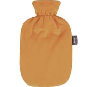 Fashy Bolsa de agua caliente con funda de forro polar, color naranja, 2,0 L