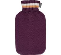 fashy Bolsa de agua caliente con funda de punto, 2,0 L