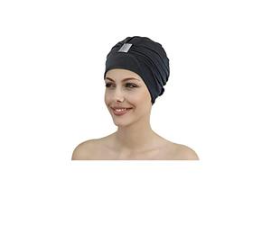 Fashy para Dama Exclusivo Natación Gorra Strass Accessoire, Negro, Talla Única