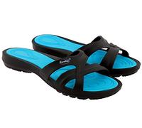 Fashy Zapato de baño Unisex 7659 52 41, Negro/Turquesa, UE