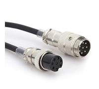 fasient Cables de extensión de micrófono de Mano, Cables de micrófono de Mano, micrófonos de 8 a 8 Clavijas, transceptores Utilice micrófonos de 8 Clavijas